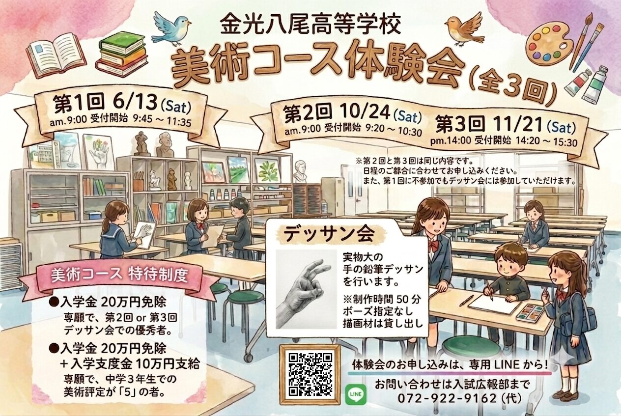 第１回美術コース体験会