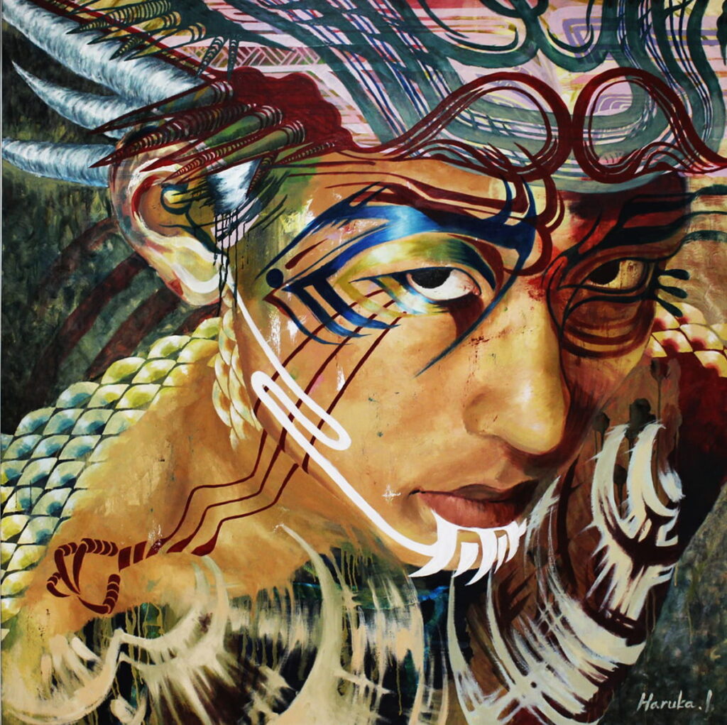 『I believe in me』　第60回大阪私学美術展　大阪府知事賞　受賞