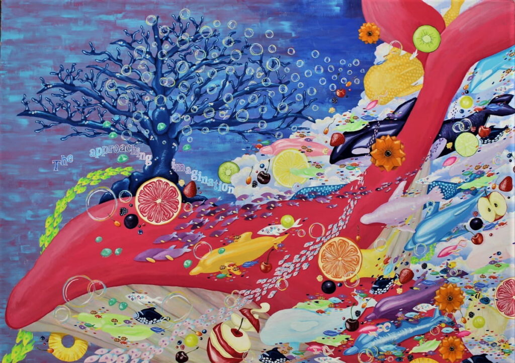 『それぞれの輝き』　第70回大阪私学美術展　優秀賞受賞　※次年度の私学展ポスター制作者に選出