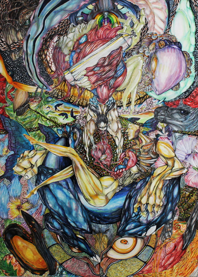 『ドナー』　第41回全国高等学校総合文化祭美術・工芸部門　文化連盟賞　受賞