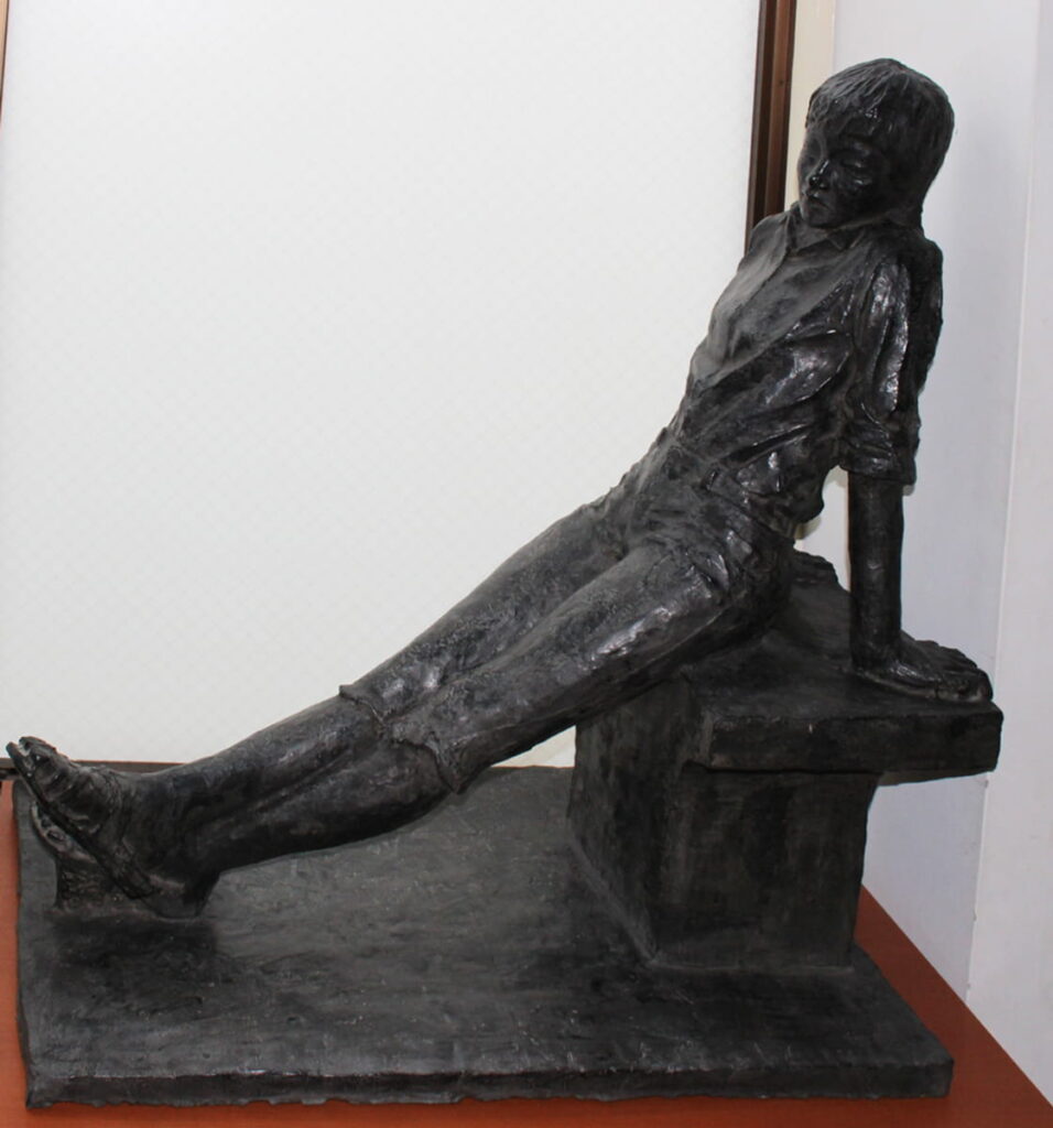 『庭の片隅で』　第53回大阪私学美術展　大阪市市長賞　受賞