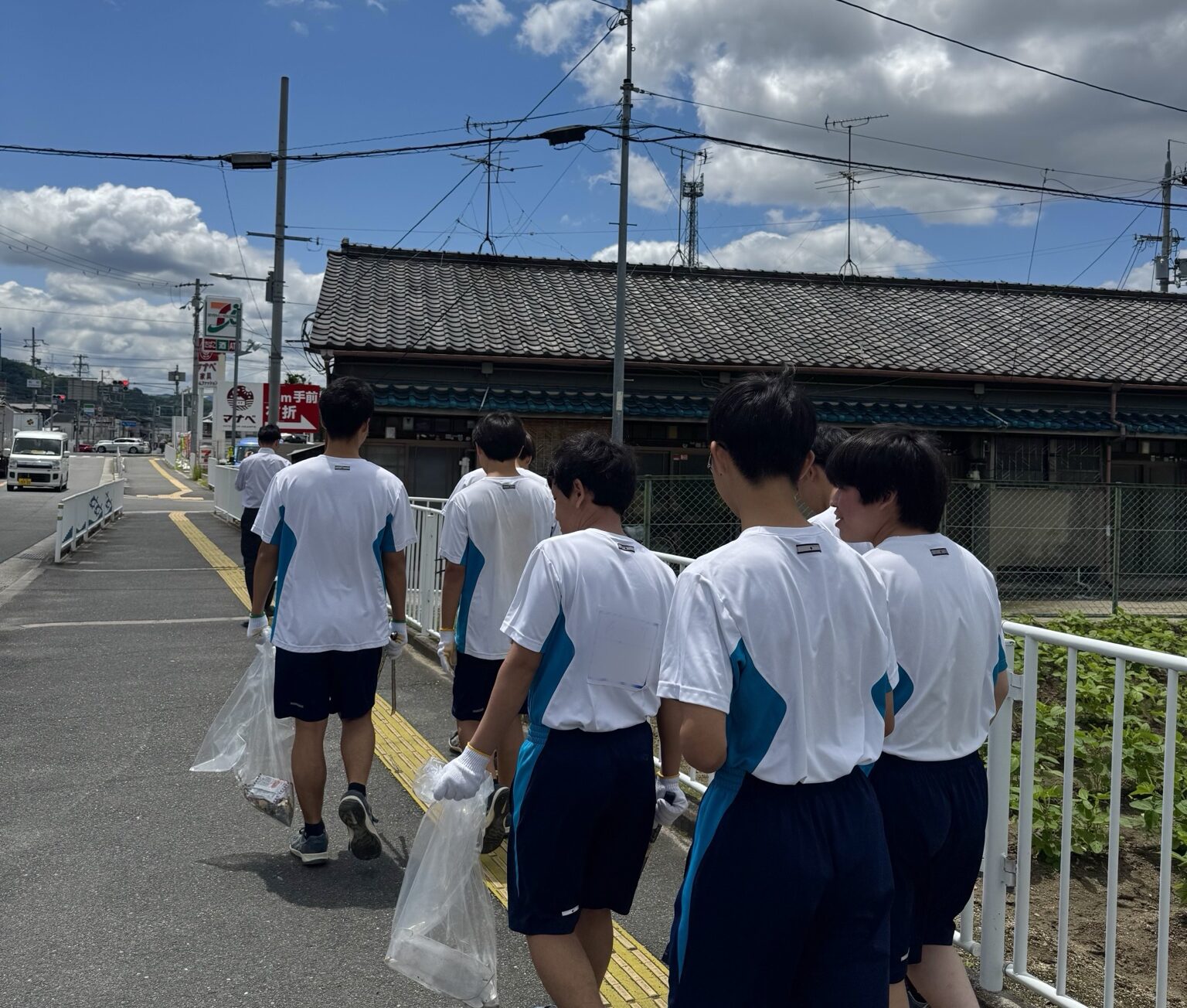 高校２年生　奉仕活動
